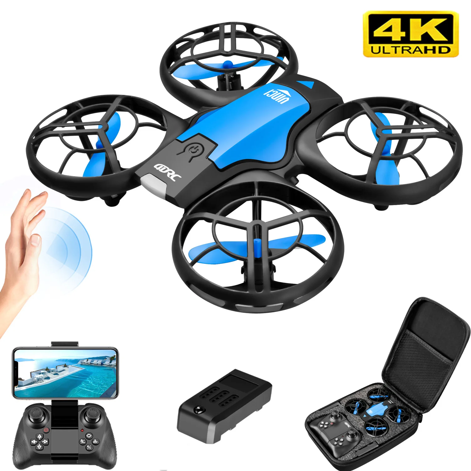 Drone Mapping - Новый мини-дрон V8 с камерой 4K