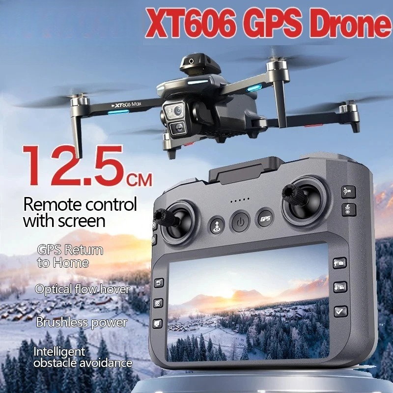 Drone Thermal Imaging - Оригинальный дрон XT606 MAX с GPS,