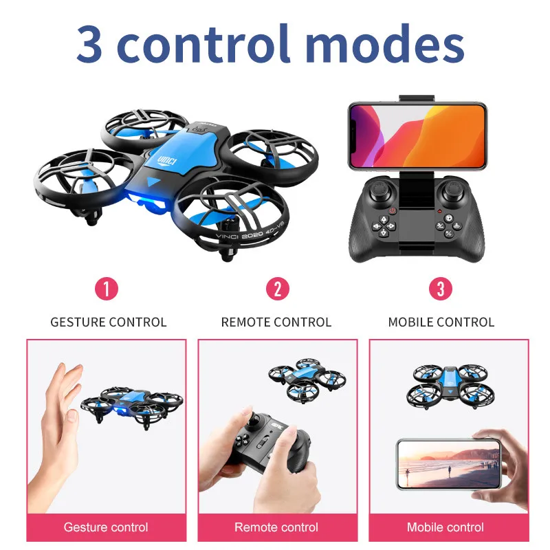 Новый мини-дрон V8 с камерой 4 – обзор и цена Drone Mapping