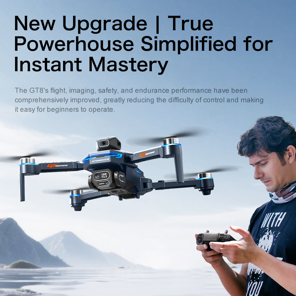 Оригинальный дрон GT8 8K с про – обзор и цена Drone Mapping
