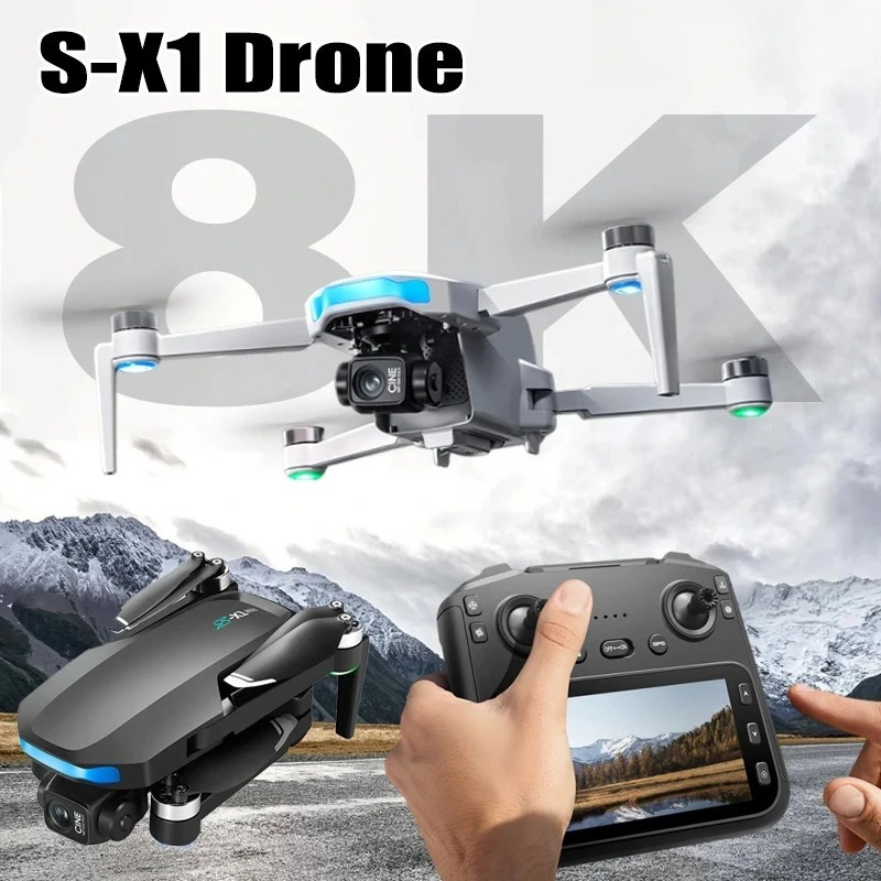 Оригинальный дрон S-X1 8K HD,  – обзор и цена Drone Thermal Imaging