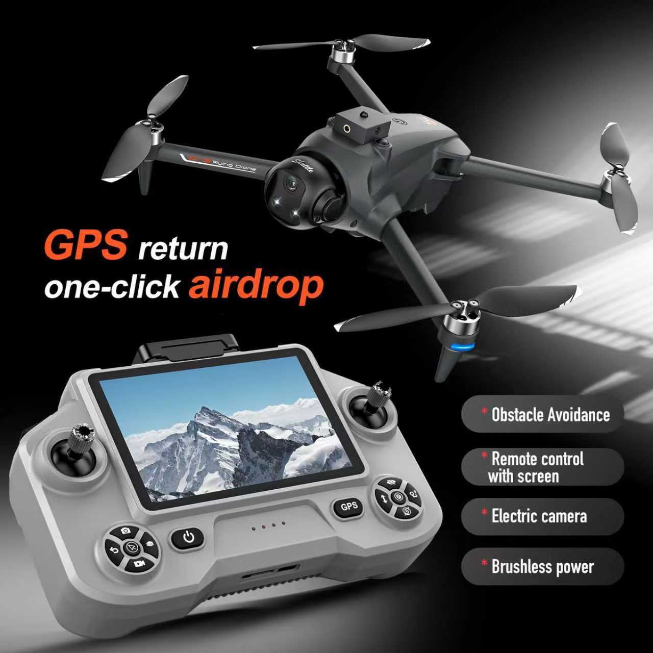 Квадрокоптер YL059 FPV GPS с д – обзор и цена Drone Thermal Imaging