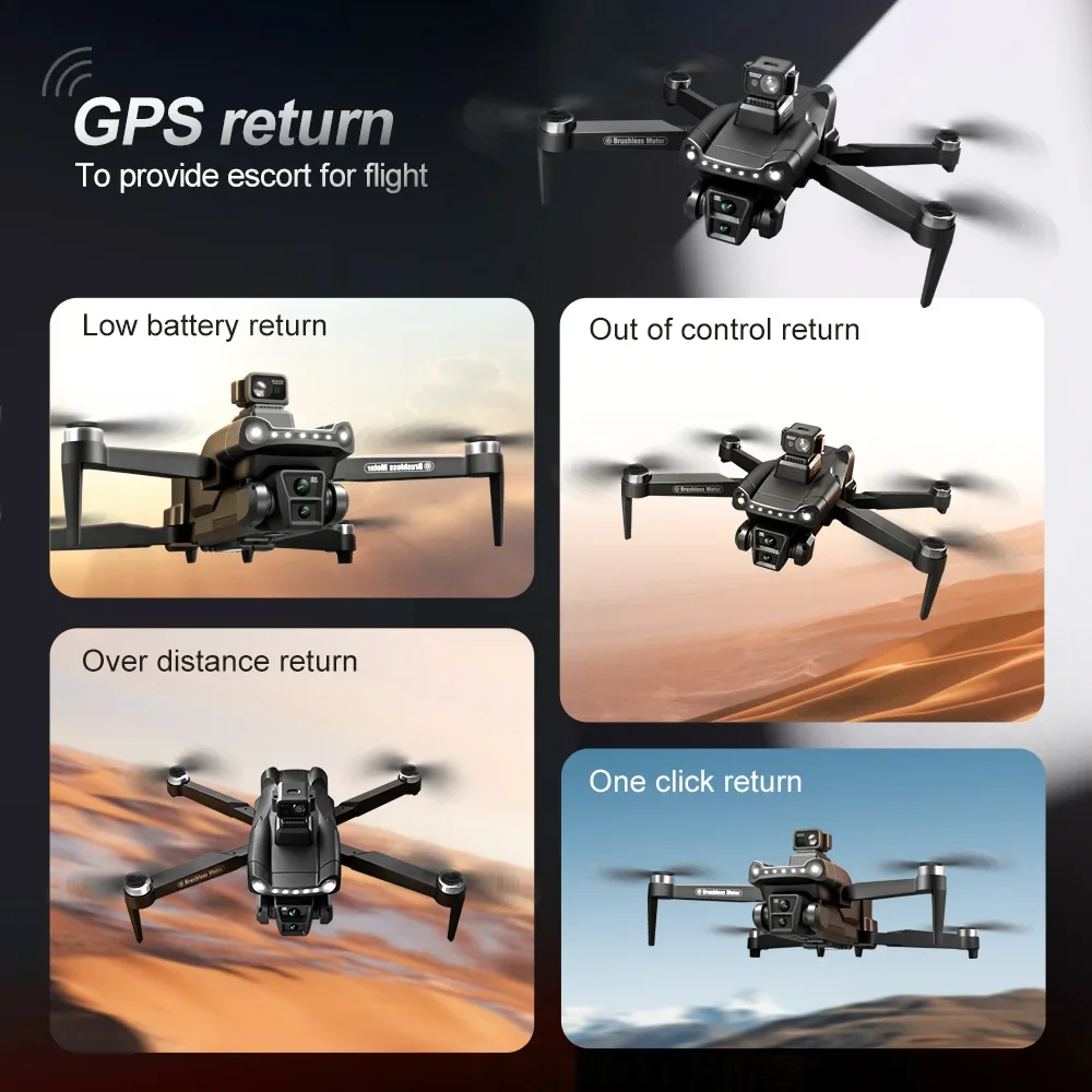 Оригинальный дрон V198GPS 4K,  – обзор и цена Drone Thermal Imaging
